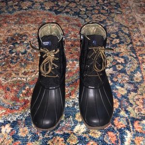 Sperry topsider rainboots. Worn less than 10 times